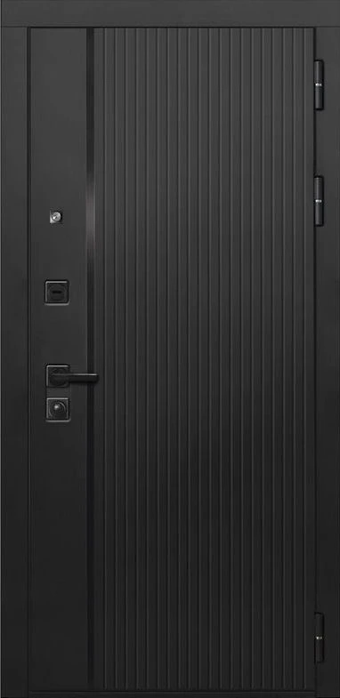 Входная дверь ДвериПРО L-45 Без фрезеровки Дуб пацифик горизонт DPRO198228 внешняя сторона